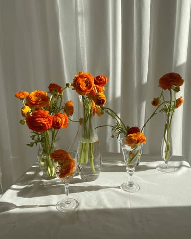 Wedding floral arrangements